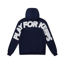 Load image into Gallery viewer, Geedup Play For Keeps Hoodie &#39;NAVY WHITE&#39;
